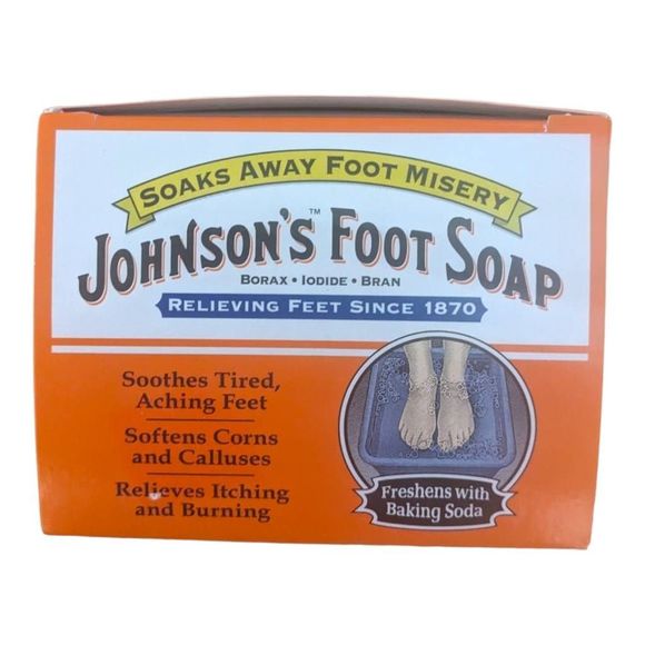 No Brand Other Johnsons Foot Soap Dissolving Powder 8 Oz 8 Packets